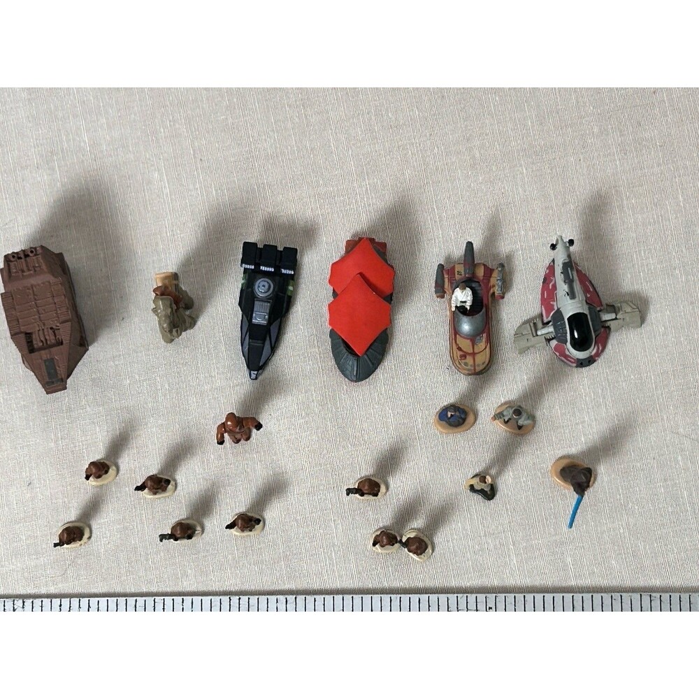 VTG Star Wars Galoob Micro Machine Tatooine Jawa vehicles + figures set of 19